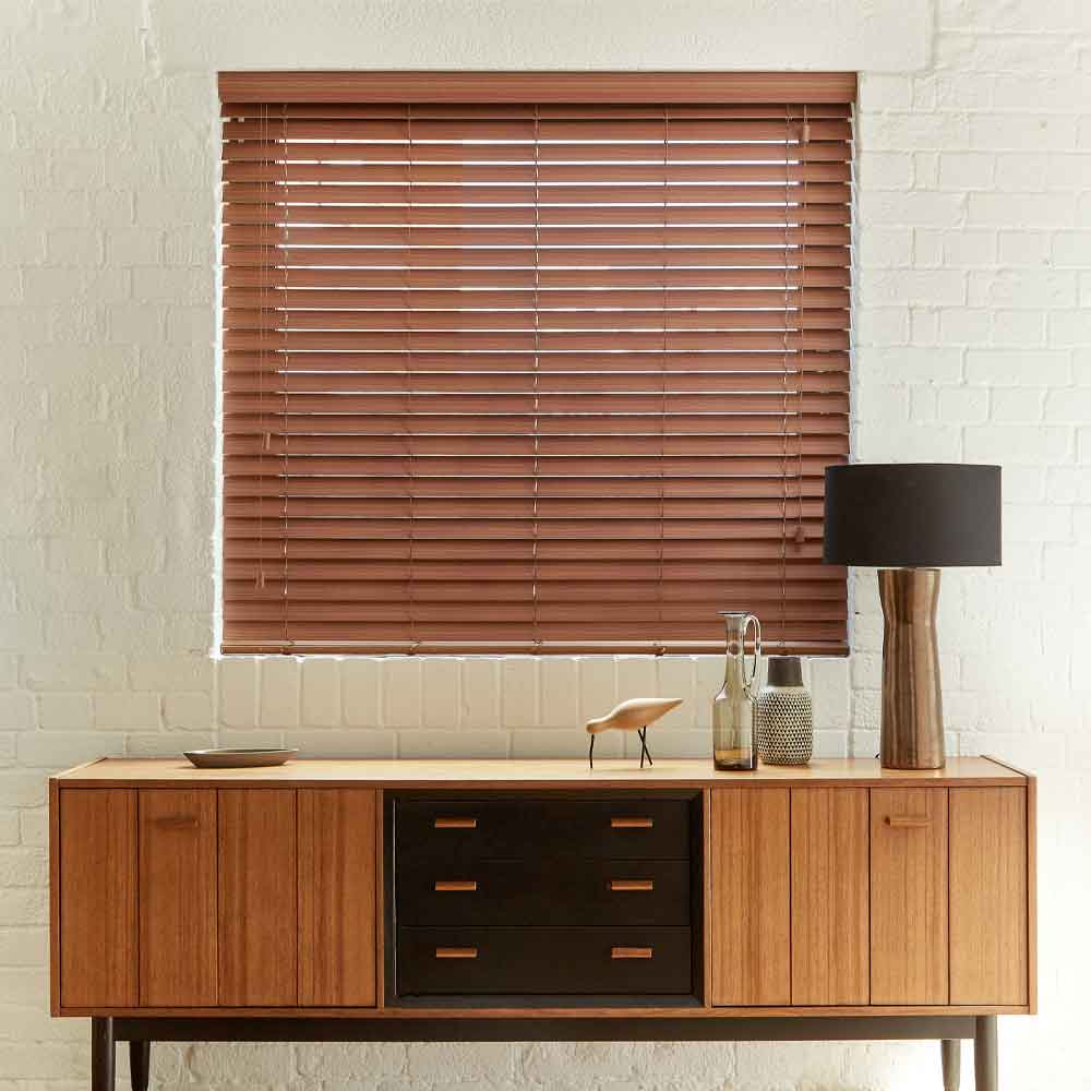 Wooden blinds in Dudley